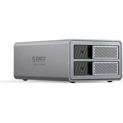 Orico Macierz dyskowa na 2 dyski RAID 2,5"/3.5" SATA HDD/SSD - szara, SSD + Festplatte Zubehör Orico Macierz dyskowa na 2 dyski RAID 2,5"/3.5" SATA HDD/SSD - szara, SSD + Festplatte Zubehör