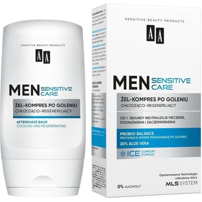 AA Men - Sensitive Care - 100 ml - Aftershave Gel AA Men - Sensitive Care - 100 ml - Aftershave Gel