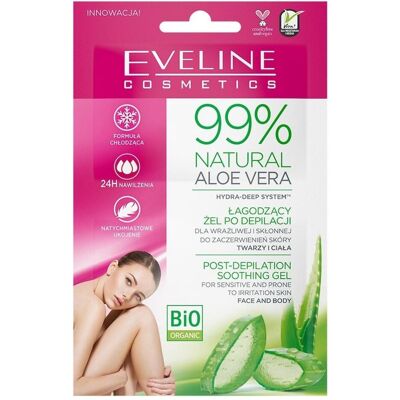Eveline Cosmetics Aloe Vera Beruhigendes Gel - Nach Depilation - 10ml Eveline Cosmetics Aloe Vera Beruhigendes Gel - Nach Depilation - 10ml