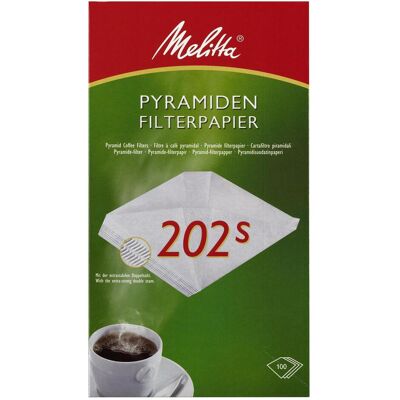Melitta Pyramiden Filter, Zubehör Kaffeemaschinen, Weiss Melitta Pyramiden Filter, Zubehör Kaffeemaschinen, Weiss