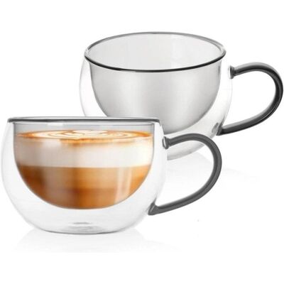 Orion Szklanki termiczne z podwójną ścianką do kawy i herbaty DOUBLE 300 ml 2 szt., Zubehör Kaffeemaschinen Orion Szklanki termiczne z podwójną ścianką do kawy i herbaty DOUBLE 300 ml 2 szt., Zubehör Kaffeemaschinen