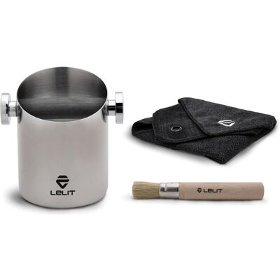 Lelit Abschlagbox-Set, Zubehör Kaffeemaschinen, Silber Lelit Abschlagbox-Set, Zubehör Kaffeemaschinen, Silber