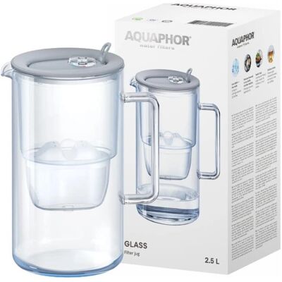 Aquaphor Dzbanek filtrujacy Szklany dzbanek filtrujacy 2 5l szary + 1 wklad Maxfor Plus Mg, Zubehör Kaffeemaschinen, Grau Aquaphor Dzbanek filtrujacy Szklany dzbanek filtrujacy 2 5l szary + 1 wklad Maxfor Plus Mg, Zubehör Kaffeemaschinen, Grau