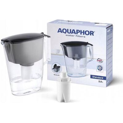 Aquaphor Coffee machine accessory Standard 2.5L Water Filter Jug Black, Wasserfilter, Schwarz Aquaphor Coffee machine accessory Standard 2.5L Water Filter Jug Black, Wasserfilter, Schwarz