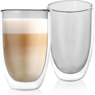 Orion Szklanki termiczne z podwójną ścianką do kawy latte DOUBLE 460 ml 2 szt., Zubehör Kaffeemaschinen Orion Szklanki termiczne z podwójną ścianką do kawy latte DOUBLE 460 ml 2 szt., Zubehör Kaffeemaschinen
