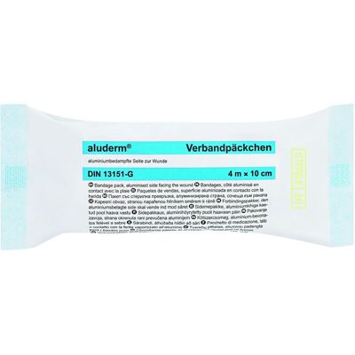 Kaiserkraft Aluderm Wundverband - Groß, Steril, DIN 13151 Kaiserkraft Aluderm Wundverband - Groß, Steril, DIN 13151