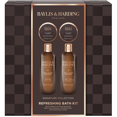 Baylis & Harding, Beauty Geschenkset, Geschenkset mit schwarzem Pfeffer und Ginseng (Körperpflegeset) Baylis & Harding, Beauty Geschenkset, Geschenkset mit schwarzem Pfeffer und Ginseng (Körperpflegeset)