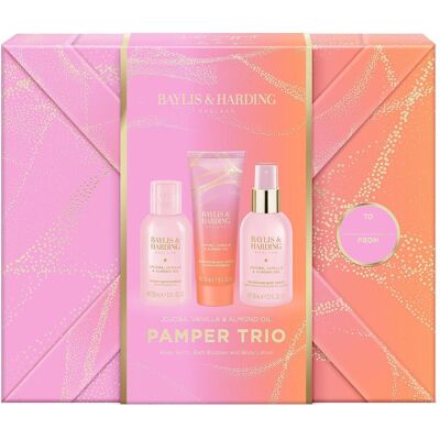 Baylis & Harding, Beauty Geschenkset, Körperpflegeset Jojoba-, Vanille- und Mandelöl 3-tlg (Körperpflegeset) Baylis & Harding, Beauty Geschenkset, Körperpflegeset Jojoba-, Vanille- und Mandelöl 3-tlg (Körperpflegeset)