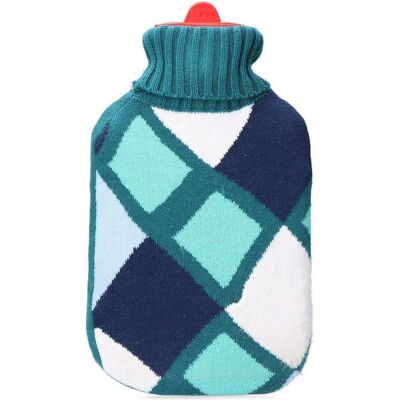 EDM, Bettflasche, Wärmflasche Blau Wolle (2 L) (2 l, Bettflasche mit Bezug) EDM, Bettflasche, Wärmflasche Blau Wolle (2 L) (2 l, Bettflasche mit Bezug)