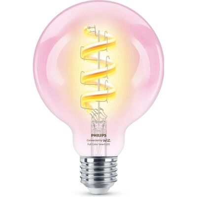 Philips Leuchtmittel, Filament-Lampe, transparent, 40 W G95 E27 (E27, 470 lm) Philips Leuchtmittel, Filament-Lampe, transparent, 40 W G95 E27 (E27, 470 lm)