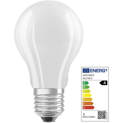 Osram Superstar Classic A 40 LED-Lampe - Klassische Form - 2,2 W 470 lm E27 2700K Osram Superstar Classic A 40 LED-Lampe - Klassische Form - 2,2 W 470 lm E27 2700K
