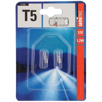 Unitec, Autolampe, Standard Leuchtmittel (W1.2W) Unitec, Autolampe, Standard Leuchtmittel (W1.2W)