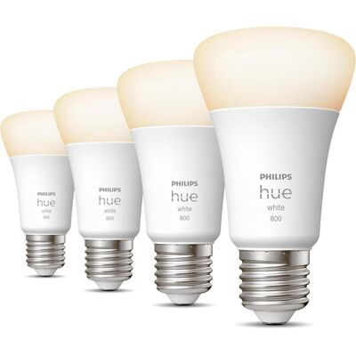 Philips Hue, Leuchtmittel, White (E27, 806 lm, 4x) Philips Hue, Leuchtmittel, White (E27, 806 lm, 4x)