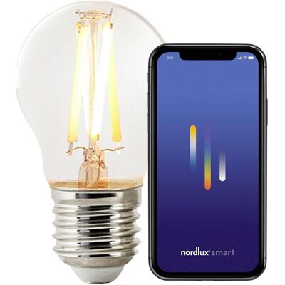 Nordlux G45 Smart-Glühbirne - E27, 2200-6500K, 600lm, Klar Nordlux G45 Smart-Glühbirne - E27, 2200-6500K, 600lm, Klar