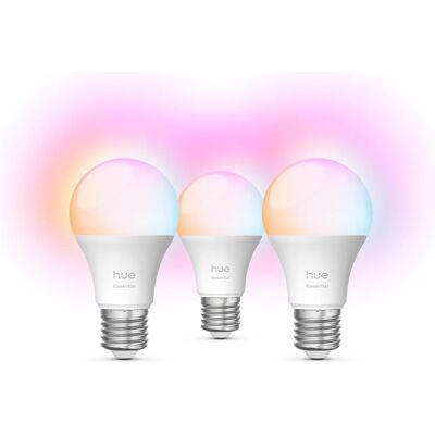 Philips Hue, Leuchtmittel, Essential White & Color Ambiance (E27, 806 lm, 3x) Philips Hue, Leuchtmittel, Essential White & Color Ambiance (E27, 806 lm, 3x)
