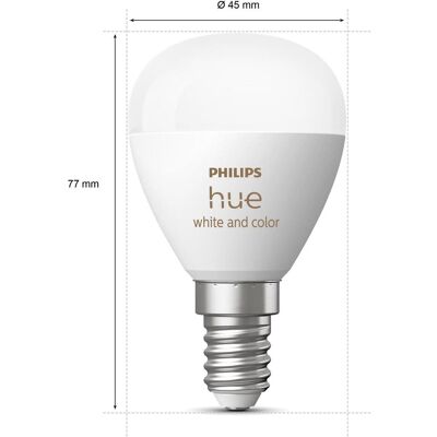 Philips Hue, Leuchtmittel, White & Color Ambiance Luster (E14, 470 lm, 1x) Philips Hue, Leuchtmittel, White & Color Ambiance Luster (E14, 470 lm, 1x)