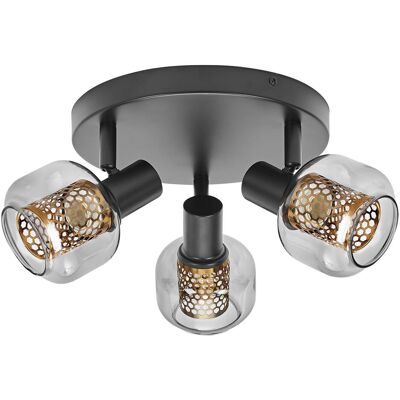 Osram, Deckenleuchte, LED Deckenleuchte DECOR SPOT FIREFLY 3X2.8W E14 Black Dimmbar Warm weiss 4099854474637 (750 lm, E14) Osram, Deckenleuchte, LED Deckenleuchte DECOR SPOT FIREFLY 3X2.8W E14 Black Dimmbar Warm weiss 4099854474637 (750 lm, E14)