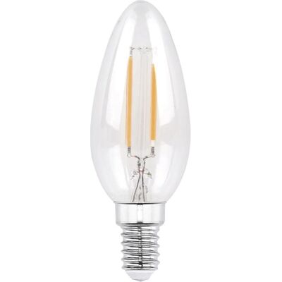 Hama Leuchtmittel, LED-Gloeidraadlamp E14 250LM Vervangt 25W Kaars B35 Helder Warm White (E14, 250 lm, 1x) Hama Leuchtmittel, LED-Gloeidraadlamp E14 250LM Vervangt 25W Kaars B35 Helder Warm White (E14, 250 lm, 1x)