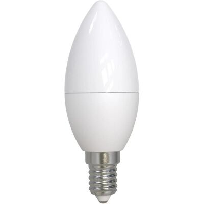 Hama Leuchtmittel, Ledlamp E14 470LM Vervangt 40W Kaars C37 Mat Neutraal White Dimmable (E14, 470 lm, 1x) Hama Leuchtmittel, Ledlamp E14 470LM Vervangt 40W Kaars C37 Mat Neutraal White Dimmable (E14, 470 lm, 1x)