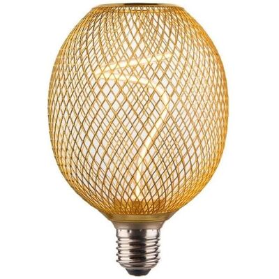 Hama Leuchtmittel, LED-Gloeidraadlamp E27 Mesh Amber Helder Extra Warm White DIMB. (E27, 180 lm, 1x) Hama Leuchtmittel, LED-Gloeidraadlamp E27 Mesh Amber Helder Extra Warm White DIMB. (E27, 180 lm, 1x)