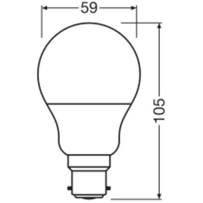 Osram - LV-4058075127937 - B22d - 8,5W - LED bulb Osram - LV-4058075127937 - B22d - 8,5W - LED bulb