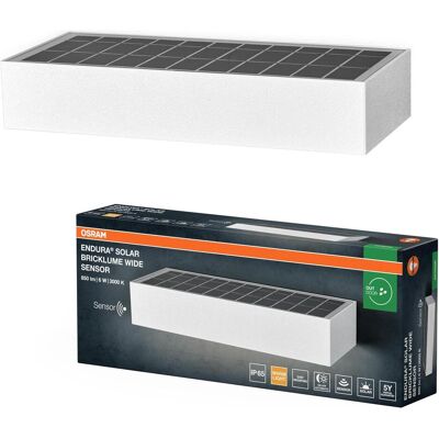 Osram, Gartenbeleuchtung, Endura Style Solar Bricklume Sensor Wide White (850 lm, IP65) Osram, Gartenbeleuchtung, Endura Style Solar Bricklume Sensor Wide White (850 lm, IP65)