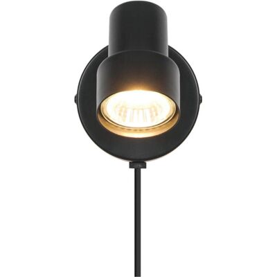 Nordlux, Gartenbeleuchtung, Boston vaeglampe GU10 metal sort 11,5 cm (GU10) Nordlux, Gartenbeleuchtung, Boston vaeglampe GU10 metal sort 11,5 cm (GU10)