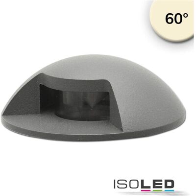 ISOLED Bodeneinbau-Spot - Schwarz - 60mm - 12-24V - IP67 - 3W - Warmweiß ISOLED Bodeneinbau-Spot - Schwarz - 60mm - 12-24V - IP67 - 3W - Warmweiß