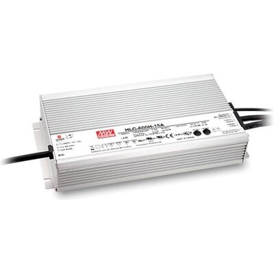 MeanWell, Beleuchtung Zubehör, MEAN WELL HLG-600H-12AB, 600 W, IP65, 110 - 230 V, 40 A, 12 V, 144 mm MeanWell, Beleuchtung Zubehör, MEAN WELL HLG-600H-12AB, 600 W, IP65, 110 - 230 V, 40 A, 12 V, 144 mm