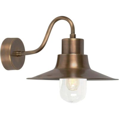 Elstead Lighting, Gartenbeleuchtung, Sheldon Aussen-Wandleuchte E27 Gealtertes Messing IP44 (E27, IP44) Elstead Lighting, Gartenbeleuchtung, Sheldon Aussen-Wandleuchte E27 Gealtertes Messing IP44 (E27, IP44)