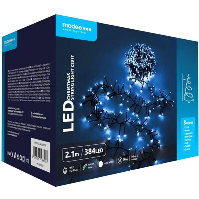Modee, Lichterkette, Weihnachtslichterkette 2,1m KALT 384LED ML-C2017 (2.10 m) Modee, Lichterkette, Weihnachtslichterkette 2,1m KALT 384LED ML-C2017 (2.10 m)