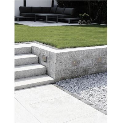 Nova Luce, Gartenbeleuchtung, FINLO LED Wandeinbauleuchte Grau IP65 10x1,7x10cm 9117086 (IP65) Nova Luce, Gartenbeleuchtung, FINLO LED Wandeinbauleuchte Grau IP65 10x1,7x10cm 9117086 (IP65)