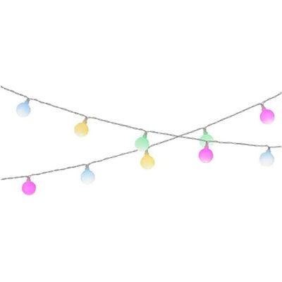 Lumineo, Lichterkette, Solar string light, 30 leds, 3 lm, multicolor pastel colors, ip44, 2.9 m (2.90 m) Lumineo, Lichterkette, Solar string light, 30 leds, 3 lm, multicolor pastel colors, ip44, 2.9 m (2.90 m)