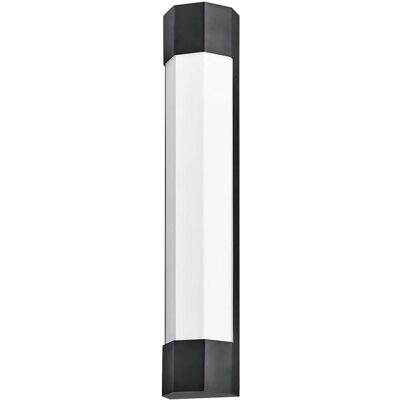 Elstead Lighting, Wandleuchte + Deckenleuchte, Elstead Facet LED Wandleuchte Mattes Schwarz IP44 Elstead Lighting, Wandleuchte + Deckenleuchte, Elstead Facet LED Wandleuchte Mattes Schwarz IP44