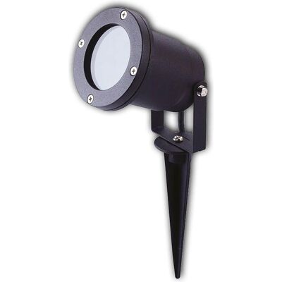 Isoled, Gartenbeleuchtung, Aufbaustrahler GU10, IP65, schwarz inkl. Erdspiess (GU10, IP65) Isoled, Gartenbeleuchtung, Aufbaustrahler GU10, IP65, schwarz inkl. Erdspiess (GU10, IP65)
