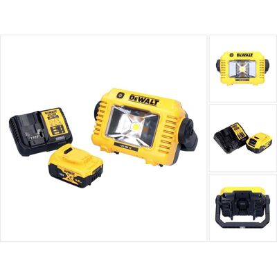 DeWalt, Arbeitsleuchte, DCL 077 P1 Akku LED Arbeitsstrahler 12 V 18 V 2000 lm IP54 + 1x Akku 5,0 Ah + Ladegerät (2000 lm) DeWalt, Arbeitsleuchte, DCL 077 P1 Akku LED Arbeitsstrahler 12 V 18 V 2000 lm IP54 + 1x Akku 5,0 Ah + Ladegerät (2000 lm)