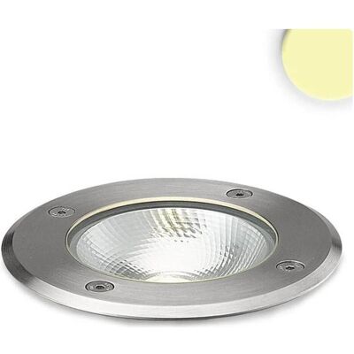 IsoLED Bodeneinbaustrahler 7W Edelstahl 90° Warmweiß - Bodenleuchte IsoLED Bodeneinbaustrahler 7W Edelstahl 90° Warmweiß - Bodenleuchte