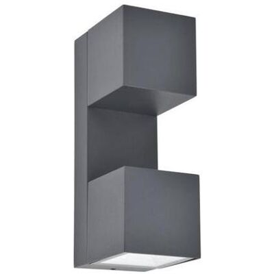 Lutec, Gartenbeleuchtung, Wall outdoor luminaire Fari LED 10W 3K 1200LM IP54 dark grey (1200 lm, IP54) Lutec, Gartenbeleuchtung, Wall outdoor luminaire Fari LED 10W 3K 1200LM IP54 dark grey (1200 lm, IP54)