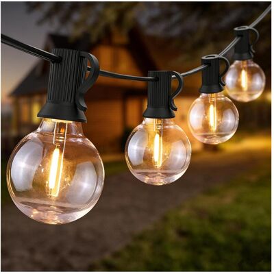 Forever Light, Gartenbeleuchtung, Solar LED String Lights SUNARI FLS-180 8.5m 10+1 clear bulbs 1800mAh + RC (300 lm) Forever Light, Gartenbeleuchtung, Solar LED String Lights SUNARI FLS-180 8.5m 10+1 clear bulbs 1800mAh + RC (300 lm)