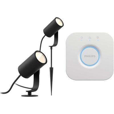 Philips Gartenbeleuchtung, Hue White&Col. Amb.Lily Spot 1flg Basis+Erweit+ Bridge Philips Gartenbeleuchtung, Hue White&Col. Amb.Lily Spot 1flg Basis+Erweit+ Bridge