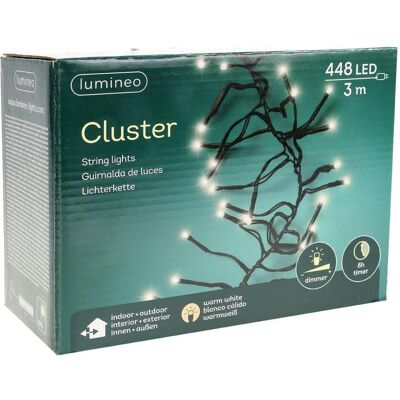 Lumineo, Lichterkette, LED Weihnachtslichterkette 448er mit Timerfunktion für innen und aussen (3 m) Lumineo, Lichterkette, LED Weihnachtslichterkette 448er mit Timerfunktion für innen und aussen (3 m)