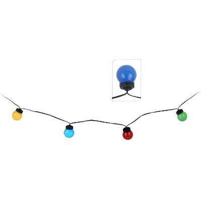 Koopman, Lichterkette, dekorative Lichterkette 10 G50 LED-Glühbirnen, mehrfarbig (9.50 m) Koopman, Lichterkette, dekorative Lichterkette 10 G50 LED-Glühbirnen, mehrfarbig (9.50 m)