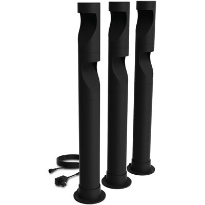 Philips Gartenbeleuchtung, Desi 3er-Set Niedervolt (180 lm, IP44) Philips Gartenbeleuchtung, Desi 3er-Set Niedervolt (180 lm, IP44)