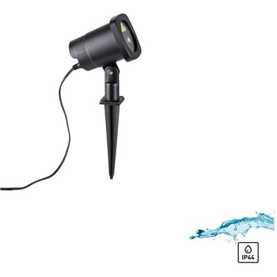 Just Light, Gartenbeleuchtung, LASER LED Erdspiessleuchte Laser Grün,Rot max.6W schwarz IP44 19940-18 (IP44) Just Light, Gartenbeleuchtung, LASER LED Erdspiessleuchte Laser Grün,Rot max.6W schwarz IP44 19940-18 (IP44)