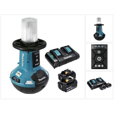 Makita, Arbeitsleuchte, DML 810 PM Akku LED Flächenlicht 18 / 36 V ( 2 x 18 V ) 5500 lm IP54 + 2x Akku 4,0 Ah + (5500 lm) Makita, Arbeitsleuchte, DML 810 PM Akku LED Flächenlicht 18 / 36 V ( 2 x 18 V ) 5500 lm IP54 + 2x Akku 4,0 Ah + (5500 lm)