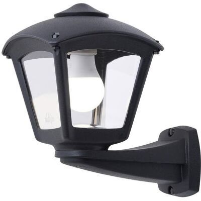 Fumagalli, Gartenbeleuchtung, Wall lantern with arm nardo/roby, clear, e27, black, 195 x 260 x 275 mm (E27, IP55) Fumagalli, Gartenbeleuchtung, Wall lantern with arm nardo/roby, clear, e27, black, 195 x 260 x 275 mm (E27, IP55)