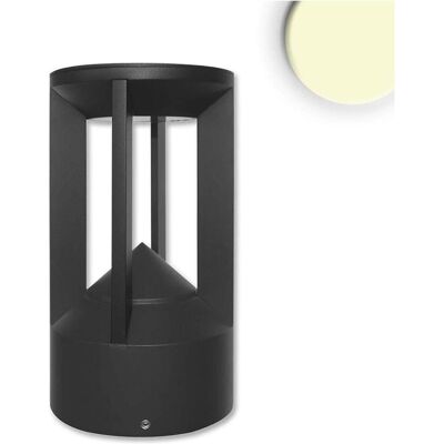 Isoled, Gartenbeleuchtung, LED Leuchte Poller-4, 9W, sandschwarz, warmweiss Isoled, Gartenbeleuchtung, LED Leuchte Poller-4, 9W, sandschwarz, warmweiss