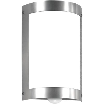 CMD Edelstahl Außen Sensorleuchte 75W Satiniertes Glas IP44 - Allzwecklampe CMD Edelstahl Außen Sensorleuchte 75W Satiniertes Glas IP44 - Allzwecklampe