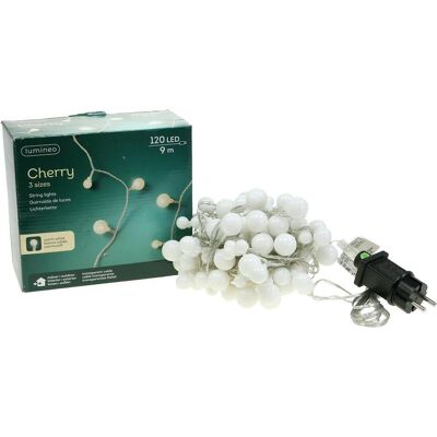 Lumineo, Lichterkette, LED Cherrybeleuchtung klar/ warmes weiss 900cm (14 m) Lumineo, Lichterkette, LED Cherrybeleuchtung klar/ warmes weiss 900cm (14 m)