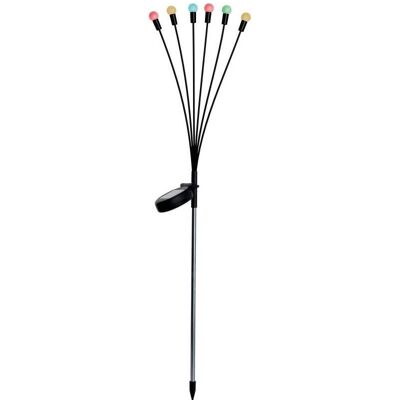 Saska Garden, Gartenbeleuchtung, Lampa Solarna Tańczące Na Wietrze Kuleczki Kolorowe 6 LED 72cm (IP44) Saska Garden, Gartenbeleuchtung, Lampa Solarna Tańczące Na Wietrze Kuleczki Kolorowe 6 LED 72cm (IP44)